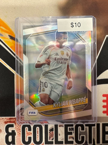 2025-26 Panini Prizm FIFA Soccer Kylian Mbappe Silver Prizm