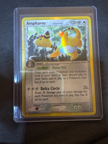 Pokemon Ampharos Dragon Frontiers Holo 1/101 DM