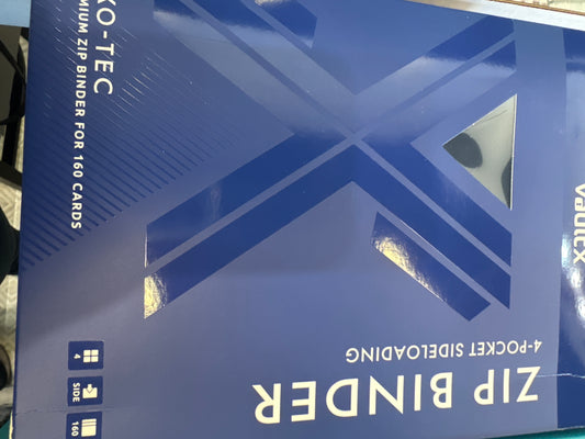 VaultX 4 pocket side loading zip binder