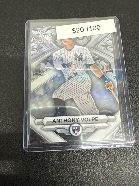 2023 Bowman Sterling Anthony Volpe /100