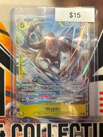 One Piece Wyper OP15-114 Super Rare Alternate Art Adventure On Kami’s Island