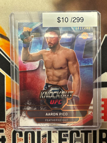 2026 Topps Knockout UFC Aaron Pico Rookie Bronze Refractor /299