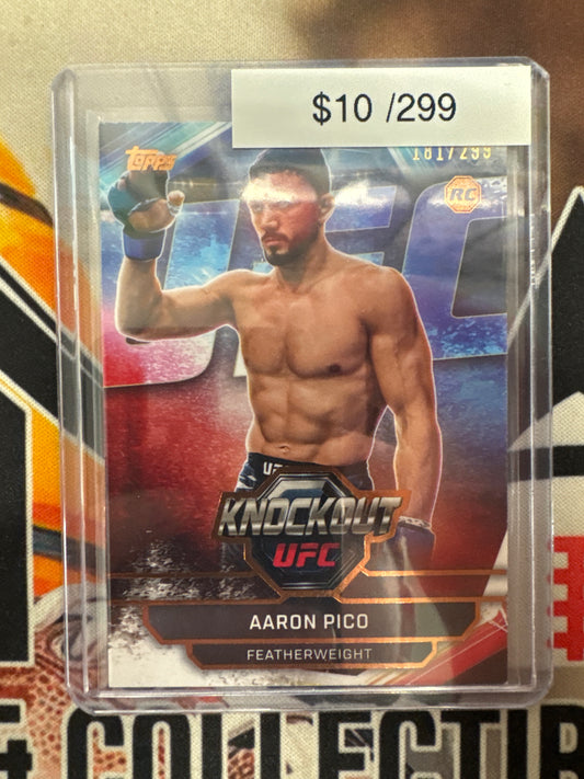 2026 Topps Knockout UFC Aaron Pico Rookie Bronze Refractor /299