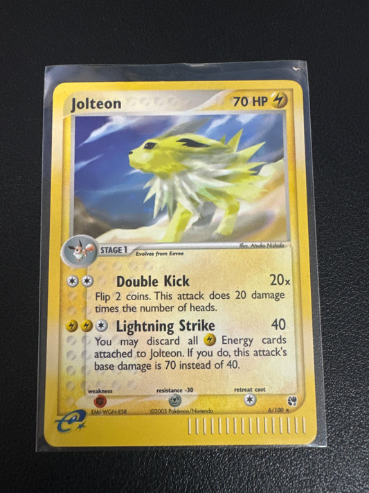 Pokémon Jolteon Holo Sandstorm 6/100