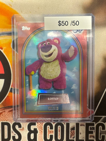 2026 Topps Toy Story 30th Anniversary Lotso Rose Gold Refractor /50