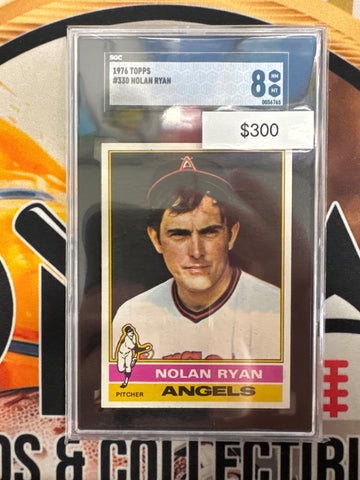 1976 Topps MLB Nolan Ryan SGC 8
