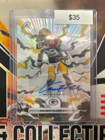 2026 Topps Resurgence NFL Xavier McKinney Autograph Refractor