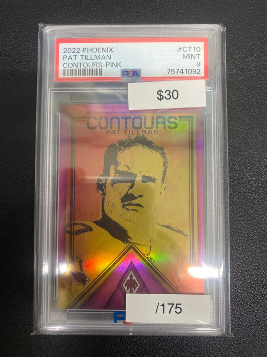 2022 Phoenix Pat Tillman Contours-Pink /175 PSA 9