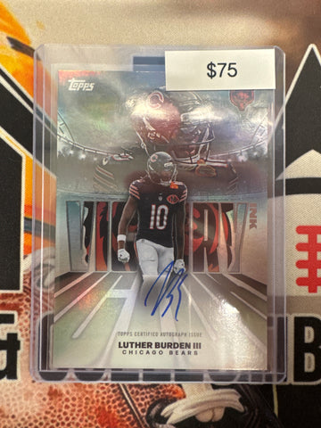 2026 Topps Flagship NFL Luther Burden III Victory Ink Autograph