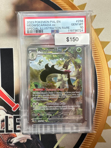 2023 Pokemon Paldea Evolved Meowscarada Ex Special Illustration Rare 256/193 PSA 10