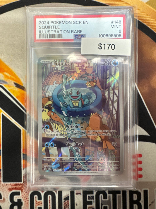 Pokemon Squirtle 148/142 PSA 9