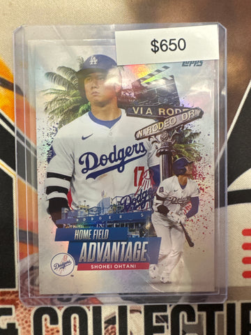 2025 Topps MLB Shohei Ohtani Home Field Advantage Case Hit SSP