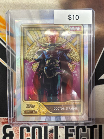 2026 Topps Marvel Mint Doctor Strange Gold Card Refractor
