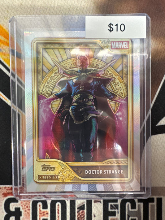 2026 Topps Marvel Mint Doctor Strange Gold Card Refractor