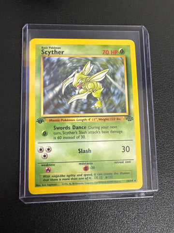 Pokemon Scyther 1st Edition 26/64