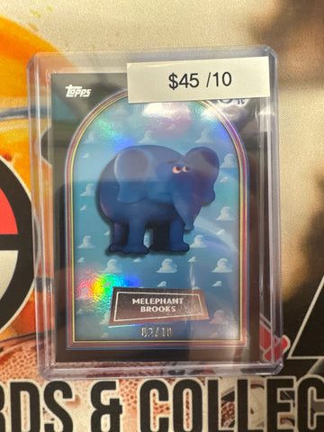 2026 Topps Toy Story 30th Anniversary Melephant Brooks Black Refractor /10