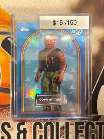 2026 Topps Toy Story 30th Anniversary Combat Carl Blue Refractor /150