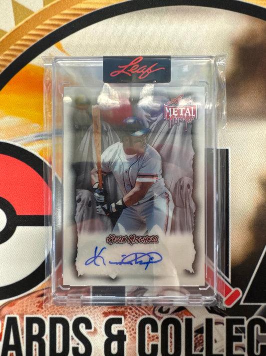 2025 Leaf Metal Halloween Kevin Mitchell White Autograph /5