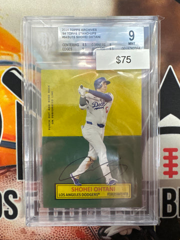 2025 Topps Archives MLB Shohei Ohtani 1964 Topps Stand-Ups BGS 9