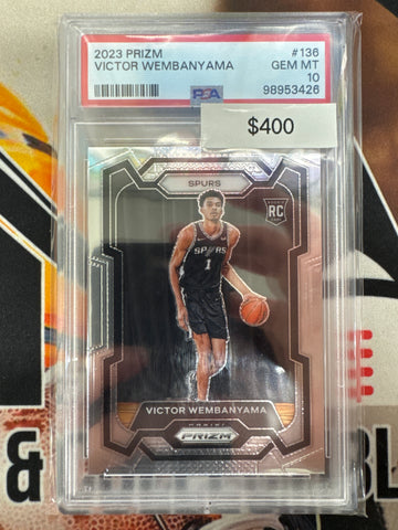 2023 Prizm Basketball Victor Wembanyama Rookie PSA 10