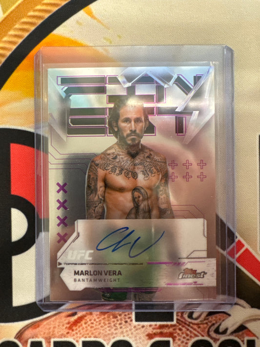 2025 Topps Finest UFC Marlon Vera Finest Autograph