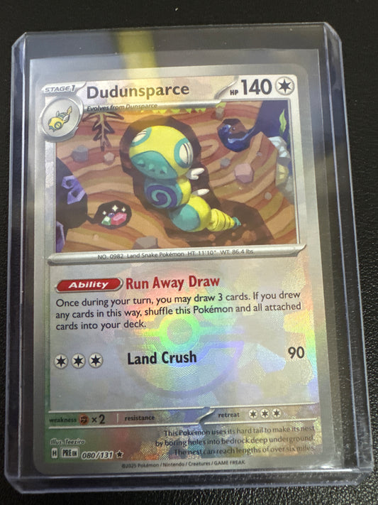 Pokemon Dudunsparce 080/131 Master ball reverse holo