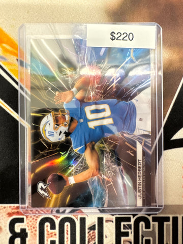 2026 Topps Resurgence NFL Justin Herbert Wired Case Hit SSP