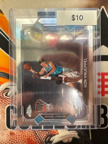 2026 Topps Chrome NBA Update Kon Knueppel Rookie Moment In Time