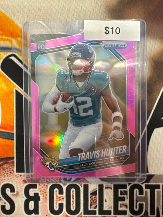 2025 Panini Prizm NFL Travis Hunter Rookie Pink Prizm