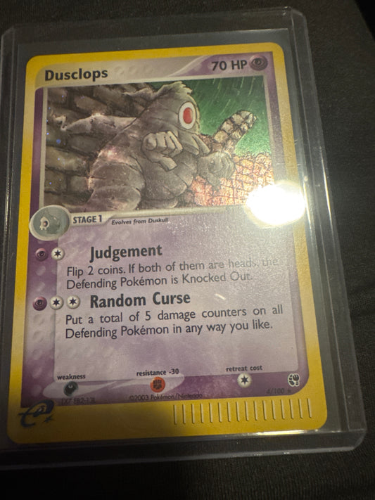Pokémon Dusclops Sandstorm Holo 4/100