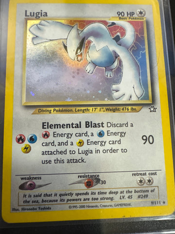 Pokemon Lugia 9/111 Holo Neo Genesis HP