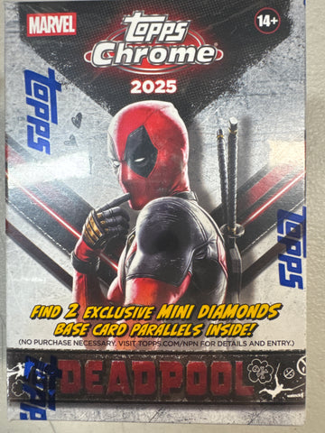 2025 Topps Chrome Deadpool blaster