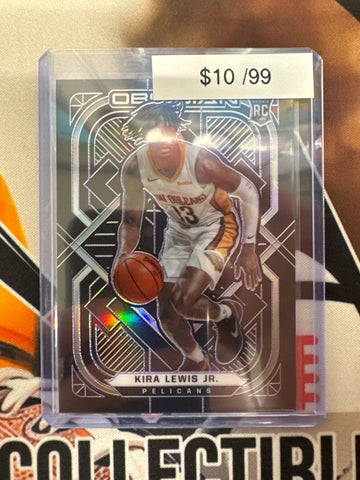 2020-21 Panini Obsidian NBA Kira Lewis Jr. Rookie Refractor /99