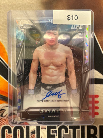 2026 Topps Chrome UFC Chang Ho Lee Rookie Autograph Geometric Refractor