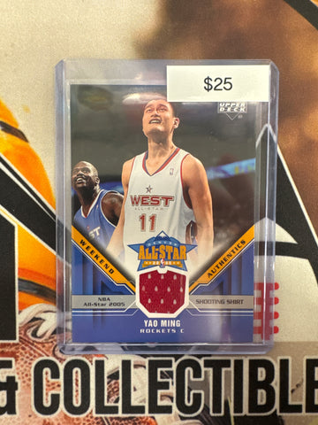 2005-06 Upper Deck Basketball Yao Ming NBA ALL-Star Weekend Authentics Relic