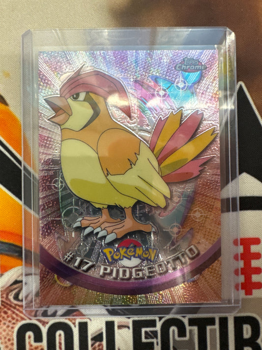 2000 Topps Chrome Pokemon Pidgeotto TV Animation Series #17