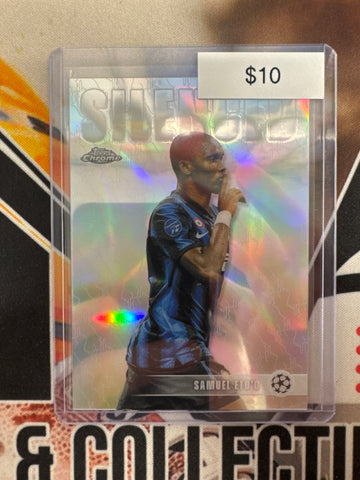 2026 Topps Chrome Champions League Samuel Eto’o Silenced