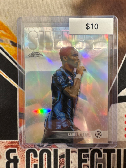 2026 Topps Chrome Champions League Samuel Eto’o Silenced