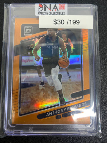 2021-22 Optic Anthony Edwards Orange /199