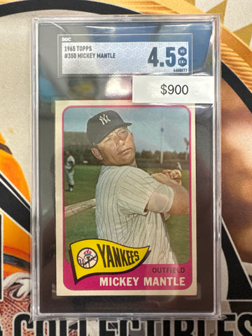 1965 Topps MLB Mickey Mantle SGC 4.5