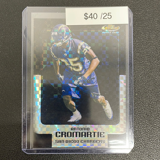 2006 Topps Finest Antonio Cromartie Rookie /25