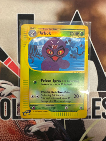 Pokémon Arbok Reverse Holo Expedition 35/165 LP