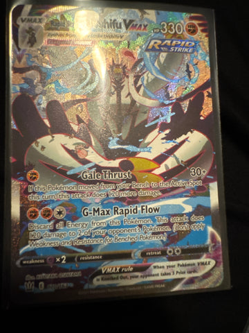 Pokémon Rapid Strike Urshifu VMAX battle styles Alt Art