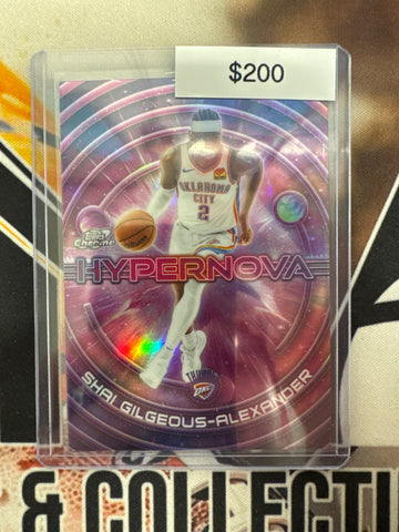 2026 Topps Chrome Cosmic NBA Shai Gilgeous-Alexander Hypernova SSP