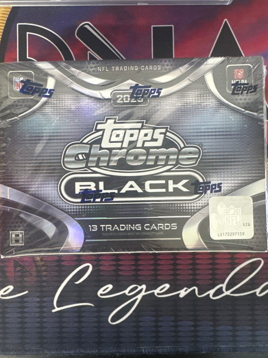 2025 Topps Chrome Black NFL hobby