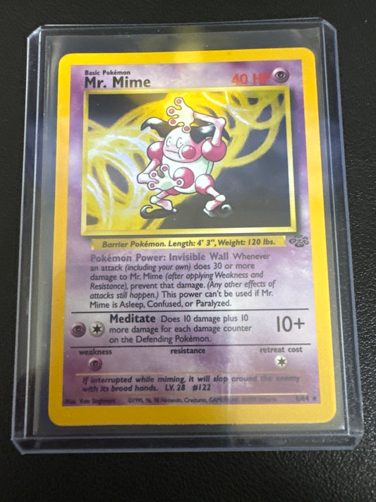 Pokemon Mr. Mime holo 6/64 Jungle