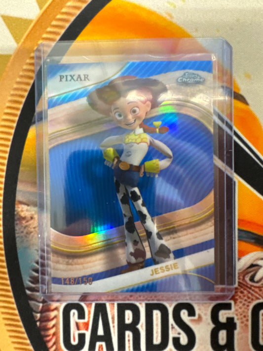 2025 Topps Chrome Disney Jessie Blue Refractor /150