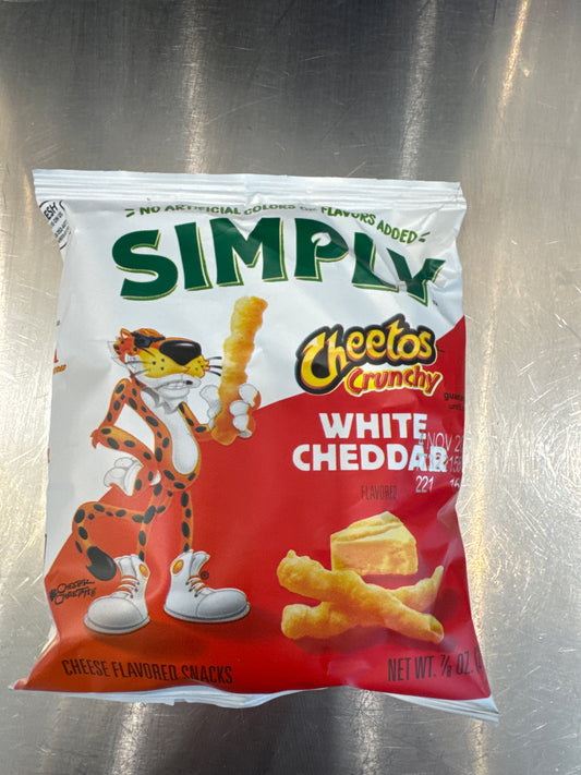 Cafe Simply Cheetos Crunchy White Cheddar