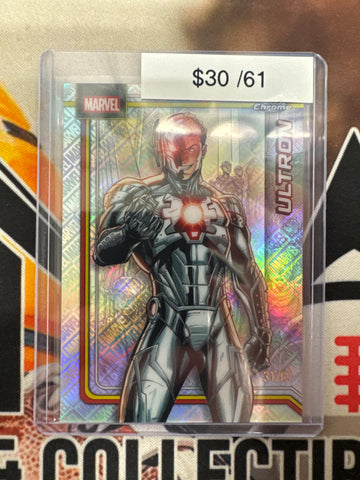 2026 Topps Chrome Marvel Ultron Marvel Refractor /61