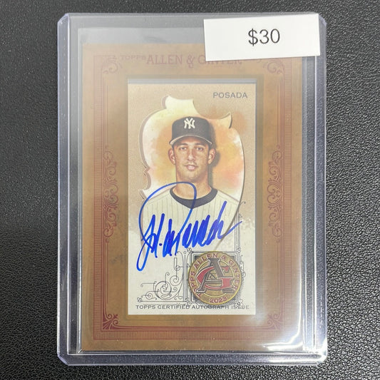 2023 Topps Allen & Ginter Jorge Posada Auto